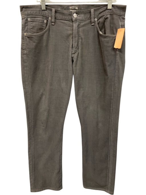 Citizens of Humanity Size 34 Gray Cotton Blend Cordouroy Khaki Men's Pants Gray / 34