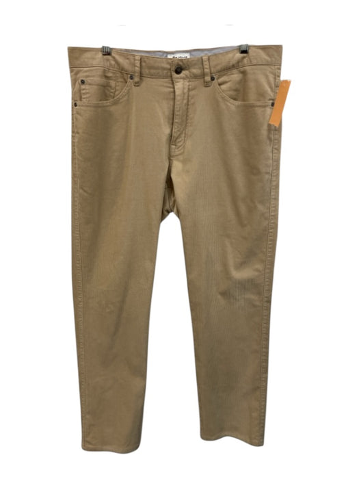 Peter Millar Size 34 Beige Cotton Blend Cordouroy Khakis Men's Pants Beige / 34