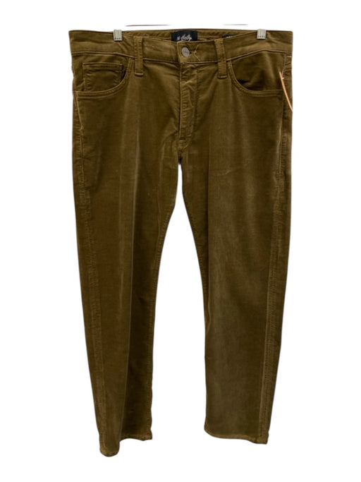 34 Heritage Size 34 Dark Tan Cotton Blend Cordouroy Khakis Men's Pants Dark Tan / 34