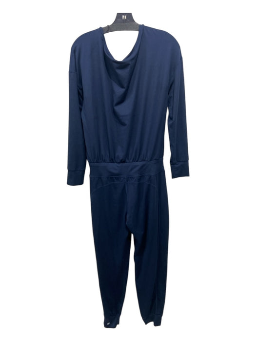 Sweaty Betty Size S Navy Blue Polyester Scoop Neck Elastic Waist Jogger Jumpsuit Navy Blue / S