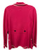Nic + Zoe Size PM Pink Cotton Blend Buttons Long Sleeve Knit Cardigan Pink / PM
