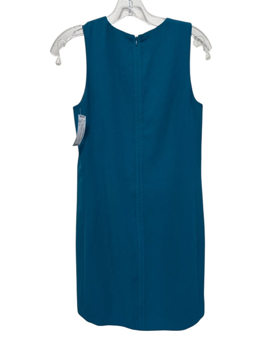 Vince Size 2 Teal Polyester Sleeveless Back Zip Dress Teal / 2