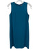 Vince Size 2 Teal Polyester Sleeveless Back Zip Dress Teal / 2