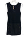 Bailey 44 Size S Black & Gold Rayon & Spandex Sleeveless Fabric Block Mini Dress Black & Gold / S