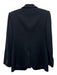 Armani Collezioni Size 2 Black Virgin Wool & Polyamide 3 Button Blazer Jacket Black / 2