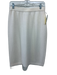 St John Collection Size Small Cream White Wool Blend Elastic Waist Pencil Skirt Cream White / Small