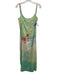 Helena Sorel Size S Blue, Green, Pink Butterfly Gradient Maxi Dress Blue, Green, Pink / S