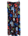 Alice + Olivia Size Est 0 Black & Multi Polyester High Rise Zip Back Pants Black & Multi / Est 0