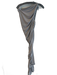 Norma Kamali Size XXS Grey Polyester One Shoulder Ruched Maxi Dress Grey / XXS