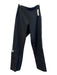 FJ Size Small Black Polyester Stretch Back Side Pocket Flat Front Pants Black / Small