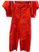 Joie Size XS/S Tomato Red Cotton Wide Leg Cropped Short Sleeve Pants Set Tomato Red / XS/S