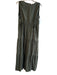 MNG Size Small Army Green Polyester Sleeveless Tiered Maxi Dress Army Green / Small