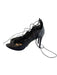 Alexandre Birman Shoe Size 8 Black Python & Leather Lace Up High Heel Shoes Black / 8
