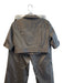 Yansi Fugel Size 8 Green No Fabric Tag Collared Button Up Cropped Cargo Pant Set Green / 8