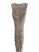 Jonathan Simkhai Size Est S Champagne Nylon Sleeveless Round Neck Sparkle Dress Champagne / Est S