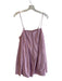 Free People Size S Purple Cotton Spaghetti Strap Button Back pocket Dress Purple / S