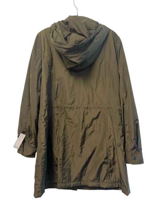 Pendleton Size M Brown Polyester Button & Zip Hood Quilted Pockets Coat Brown / M