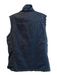 The North Face Size M Black Polyester Faux Fur High Neck Zip Front Vest Black / M