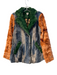 Ivy Jane Size XS Multi Polyester Faux Fur Lapel Long Sleeve Single Button Jacket Multi / XS