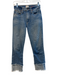 AO.LA Size 25 Medium light wash Cotton Zip Fly High Rise Patchwork Jeans Medium light wash / 25