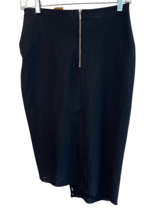 Bec & Bridge Size 4 Black Mesh Hook & Eye Pencil silver hardware Skirt Black / 4