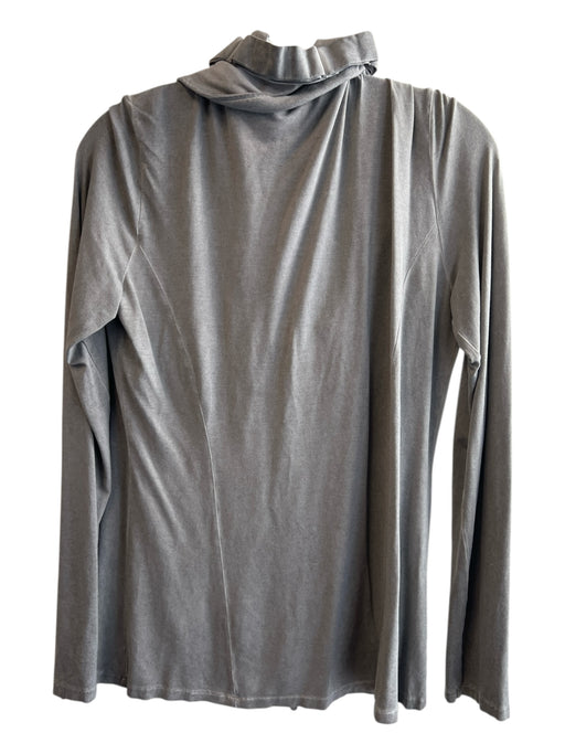 Sao Paulo Size 10 Grey Cotton 4 Button Abstract Collar Drawstring Waist Jacket Grey / 10