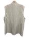 Stitch Size L White Synthetic Solid Vest Men's Jacket White / L