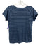 Lake Size M Blue & White Pima Cotton Pin Stripe Short Sleeve Short Set Blue & White / M