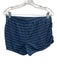 Lake Size M Blue & White Pima Cotton Pin Stripe Short Sleeve Short Set Blue & White / M