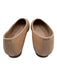 Tuckernuck Shoe Size 8.5 Beige Pink Leather Almond Toe Low Stacked Heel Flats Beige Pink / 8.5