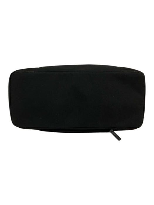 Beis Black Canvas Pockets Top Handle Tote Bag Black / Large