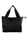 Beis Black Canvas Pockets Top Handle Tote Bag Black / Large