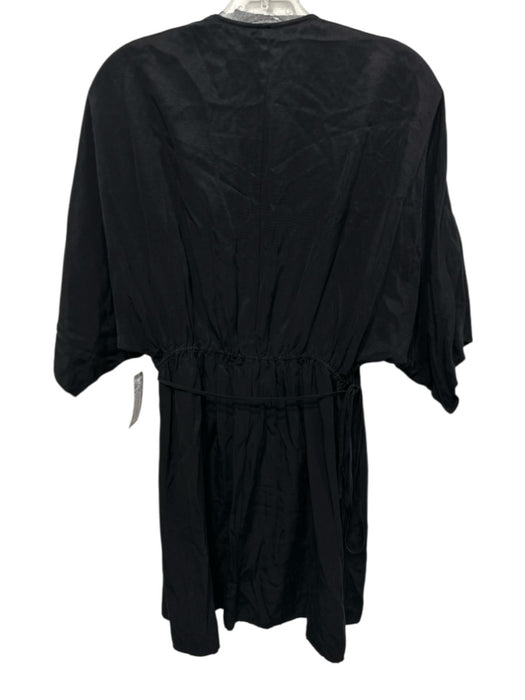 Stockholm Atelier & Other Stories Size 4 Black Viscose Blend 1/2 Sleeve Dress Black / 4