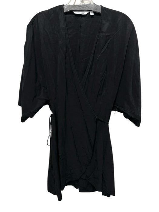 Stockholm Atelier & Other Stories Size 4 Black Viscose Blend 1/2 Sleeve Dress Black / 4