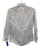 Ann Mashburn Size S Light Blue, White & Black No Fabric Tag Collar Neck Top Light Blue, White & Black / S