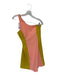 Outdoor Voices Size S Peach & Green Nylon Blend Built in bra One Shoulder Dress Peach & Green / S
