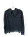 Agolde Size M Charcoal Cotton Long Sleeve Back Logo Athletic Hoodie Charcoal / M