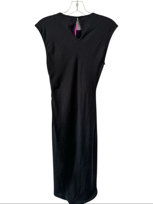 House of Harlow Size S Black Polyester Sleeveless Keyhole Detail Maxi Dress Black / S