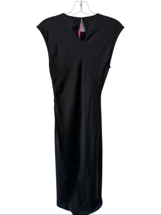 House of Harlow Size S Black Polyester Sleeveless Keyhole Detail Maxi Dress Black / S