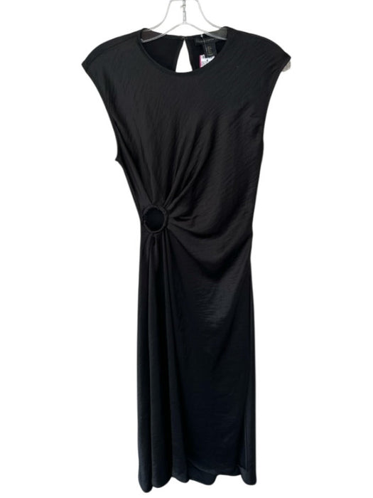 House of Harlow Size S Black Polyester Sleeveless Keyhole Detail Maxi Dress Black / S