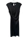 House of Harlow Size S Black Polyester Sleeveless Keyhole Detail Maxi Dress Black / S