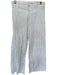 Zara Size 4 White Cotton Blend High Waist Wide Leg Raw Hem Jeans White / 4