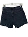 Agolde Size 27 Black Organic Cotton High Waist Button Fly Cut Off Denim Shorts Black / 27