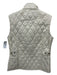 Barbour Size 6 Khaki Polyamide Diamond Quilt Zip & Snap Closure Vest Khaki / 6