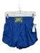 Daily Drills Size S Blue Nylon Wide Waist Band Logo High Rise Shorts Blue / S