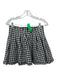 En Saison Size S Black & Cream Polyester Tweed Houndstooth Pleated Skirt Set Black & Cream / S