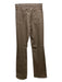Hudson Size 27 Brown Cotton Blend Coated Button Fly High Rise Bootcut Jeans Brown / 27
