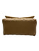 Marc Jacobs Beige Leather Quilted Flap Gold Tone Hardware Shoulder Bag Beige
