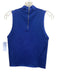 Alice & Olivia Size S Electric Blue Wool Blend Metallic Thread Sleeveless Top Electric Blue / S