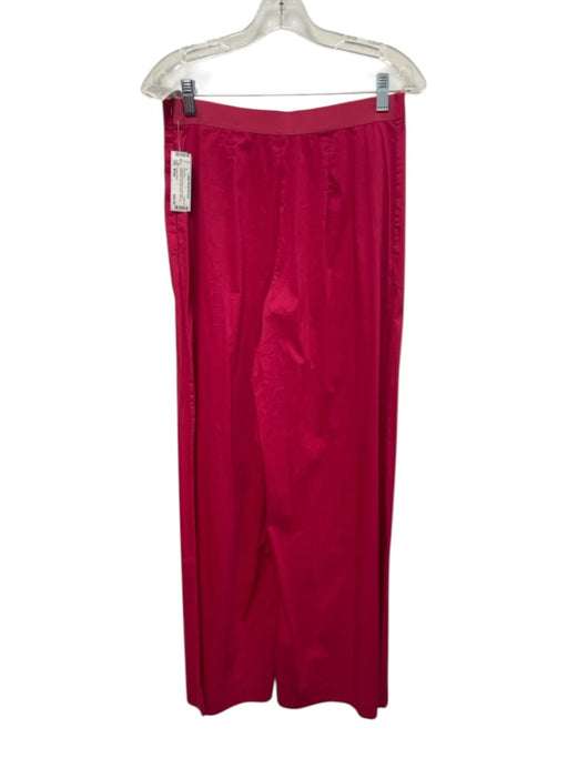 Liviana Conti Size 40/42 Fuchsia Pink & Black Cotton Blend Sleeveless Pant Set Fuchsia Pink & Black / 40/42